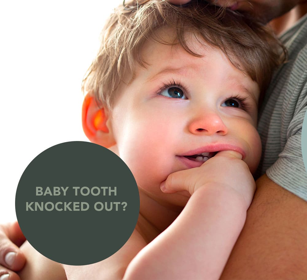 Baby tooth knocked out?